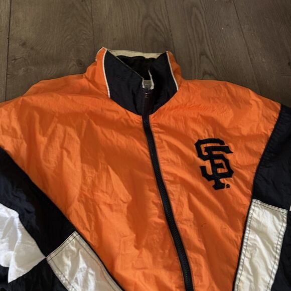 VTG Pro-Player by Daniel Young MLB SF San Francisco Giants Windbreaker Jacket L - Picture 7 of 16